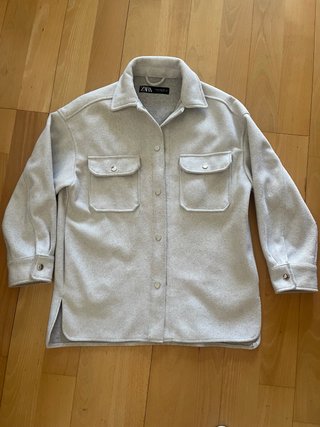Sobrecamisa ZARA Gris Talla XS