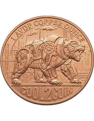 Moneda Cobre 1 AVDP Ounce Cool2Coin
