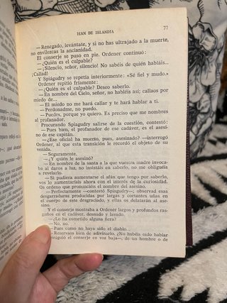 Hans de Islandia. Victor Hugo. Ed Lorenzana 2a Ed
