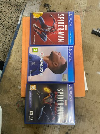 Juegos PS4 Spider-Man y FIFA 22