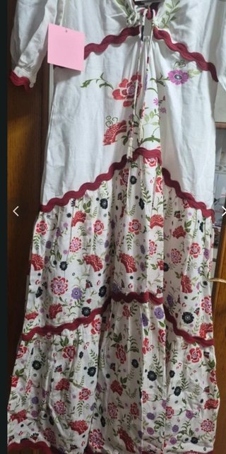 Vestido Bordado Talla s
