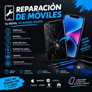 Reparación de móviles y smartphones.