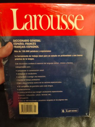 Diccionario francés-español Larousse, gran formato