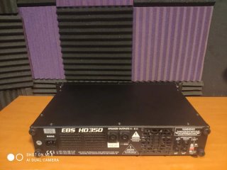 Cabezal de Bajo EBS HD350 con Flightcase