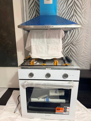 Conjunto cocina: horno, fuego y campana