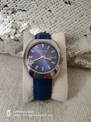 Reloj Citizen 7019 Automático Azul