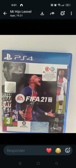 PS4 (PlayStation 4) Negra + 5 juegos de la FIFA