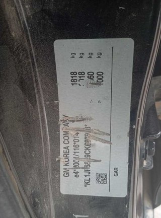 Puerta trasera izquierda chevrolet cruze ls 467341