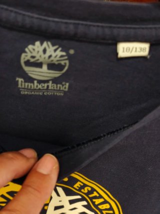 Camiseta Manga Larga Timberland Azul Talla 10