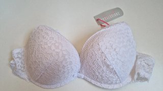 Sujetador Blanco con Encaje