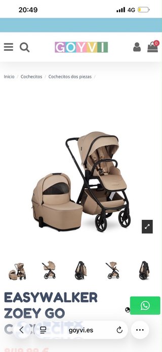 Carrito de bebé Easywalker zoey go