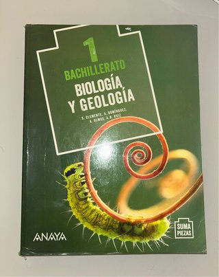 Libro Biología y Geología 1º Bachillerato - Anaya