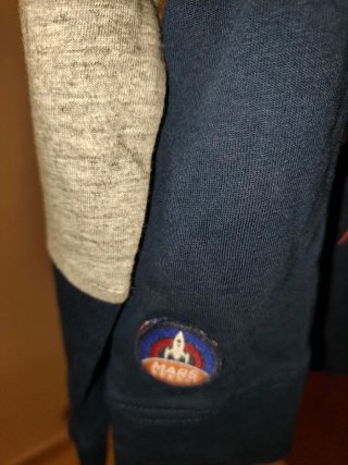 Sudadera con capucha Boboli azul talla 8