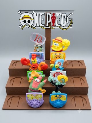 Espositore Spongebob x One Piece