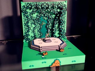 Diorama Zelda Pixel Art