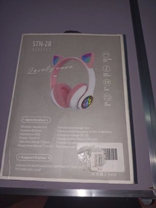 Audífonos Inalámbricos Diadema de Gato STN-28