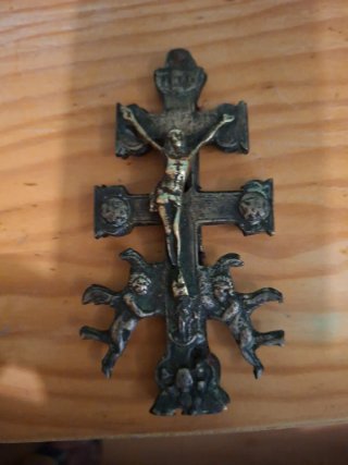 Cruz de Caravaca de Bronce S.XIX