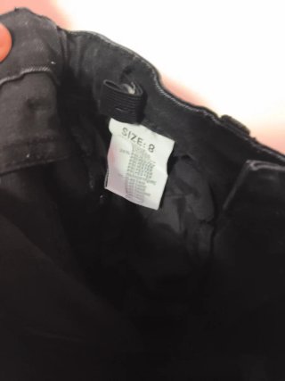 Pantalón Acampanado Negro para Niña