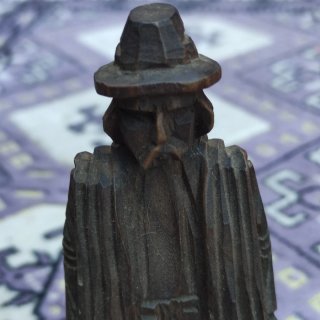 Figura Gaucho Argentino Tallado a Mano años 80