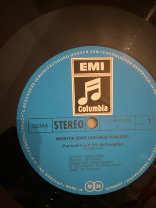 Disco Vinilo Meister Eder und sein Pumuckl 1960