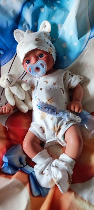 Reborn silicona niño calvo