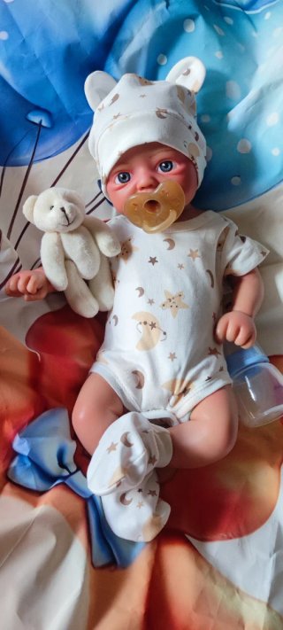 Reborn silicona niño calvo
