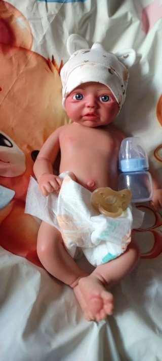 Reborn silicona niño calvo