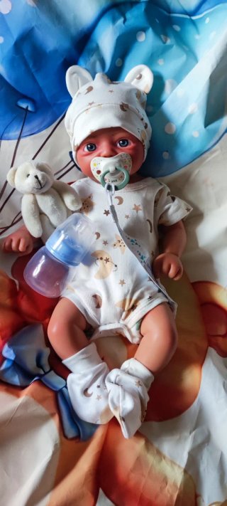 Reborn silicona niño calvo