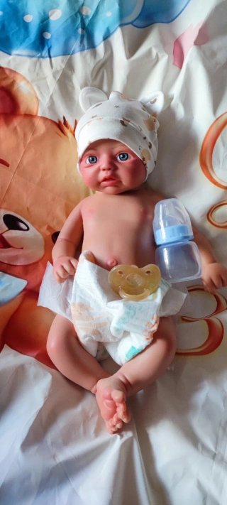 Reborn silicona niño calvo