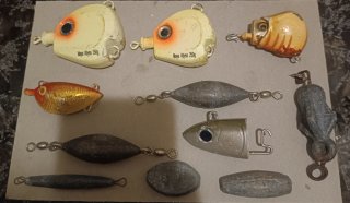 Lotes de plomos de pesca