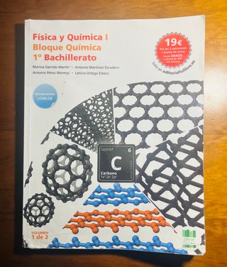 Física y Química I 1.º Bachillerato.
