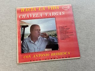 Vinilo Chavela Vargas Hacia la Vida