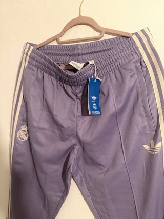 Pantalón Chándal Real Madrid Adidas Lila XL