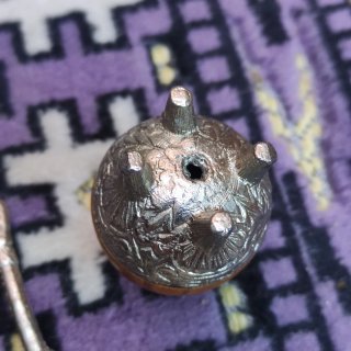 Miniatura de Mate de Calabaza y Metal de años 80