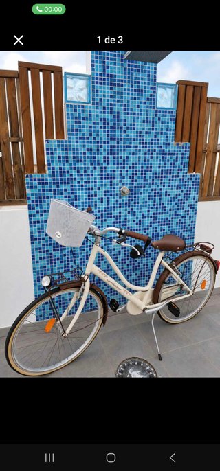 Bicicleta italiana urbana de paseo marca Lombardo