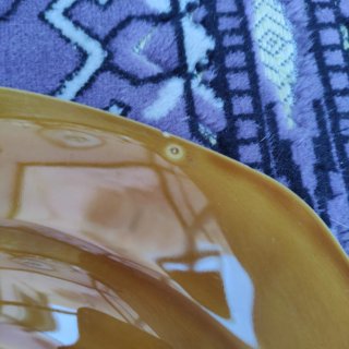 Plato Vintage Pontesa Alfar Etrusco Mostaza