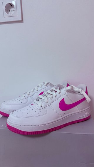 Nike Air Force 1 Talla 38 Rosa y Blanco