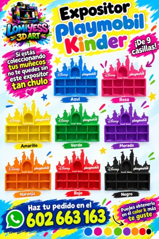 Expositor Playmobil Kinder Disney