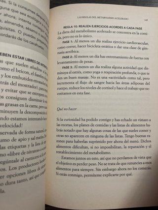 La dieta del metabolismo acelerado