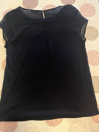 Blusa Massimo Dutti azul marino  Talla XL