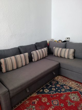 Sofá cama gris