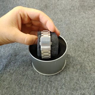 Reloj Casio MTP Plateado y Blanco