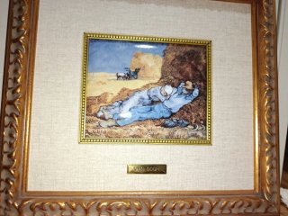 Cuadro Van Gogh Marco Dorado