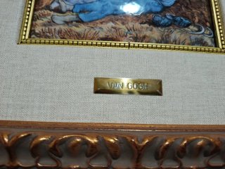 Cuadro Van Gogh Marco Dorado