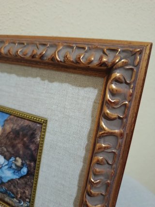 Cuadro Van Gogh Marco Dorado