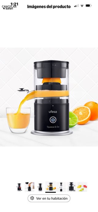 Exprimidor UFESA Squeeze & Go USB
