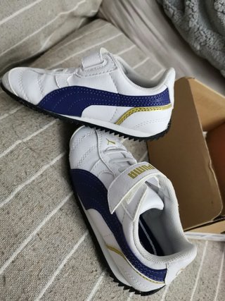 Zapatillas Bebé Puma Blancas