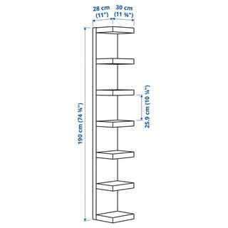 Estantería de pared IKEA LACK blanca