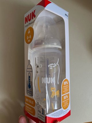 Biberón NUK Anticolicos 300ml Control Temp