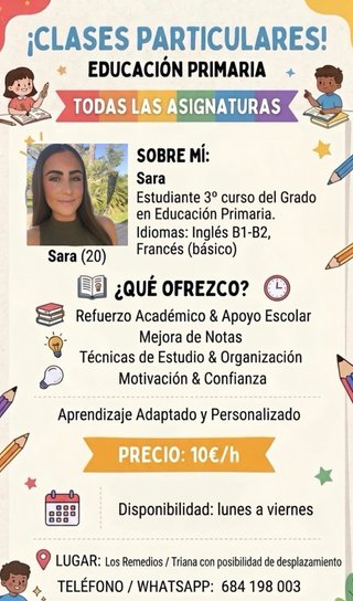 CLASES PARTICULARES- Educación Primaria